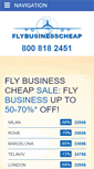 Mobile Screenshot of flybusinesscheap.com